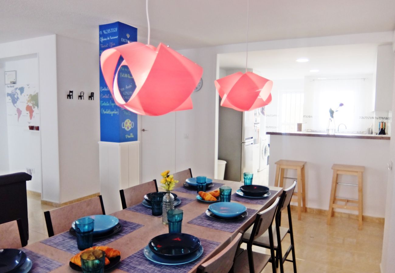 Apartamento en Oliva - FAMILY HOUSE CASA 14    /   PLAYA DE SAN FERNANDO